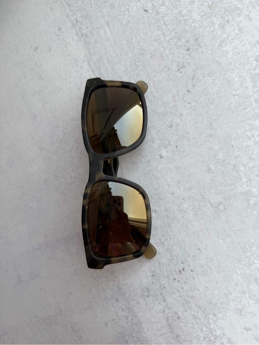Maui Jim Tortoiseshell Frame Sunglasses with Brown Lenses